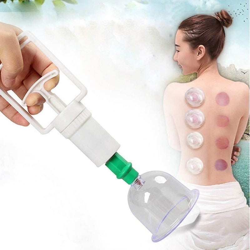 12 Cupping Cups Acupuncture with Extension Tube