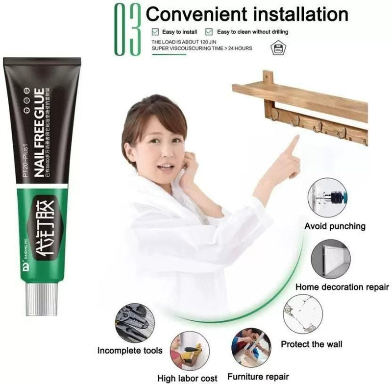 Nail Free Sealant Glue Multifunction Adhesive Glue (Pack Of 4)
