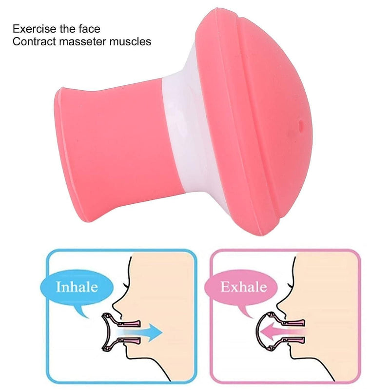 Silicone Facial Jaw Exerciser Breathing Type Face Slimmer