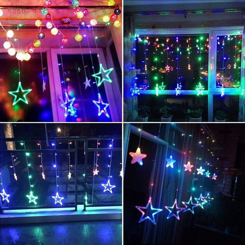 12 Star Led Curtain Light