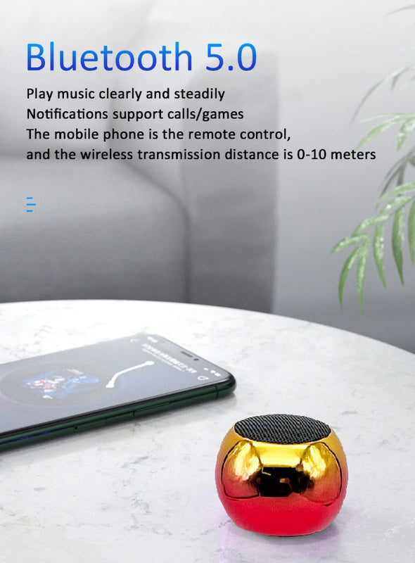 MINI SPEAKER 10 W Bluetooth Speaker  (Red, Stereo Channel)
