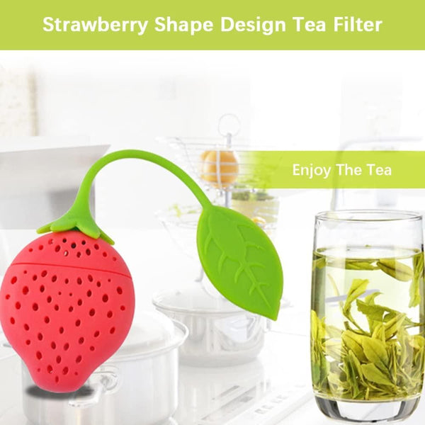 Strawberry Shaped Tea Strainer