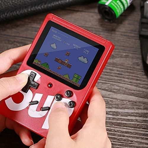 400 in 1 Sup Video Games Portable, Led Screen and USB Rechargeable, Handheld Console, Classic Retro Game Box Toy for Kids Boys & Girls (Multi Color ,1 pcs)