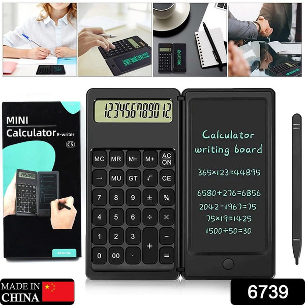 Foldable Calculator With 6 Inch LCD Tablet