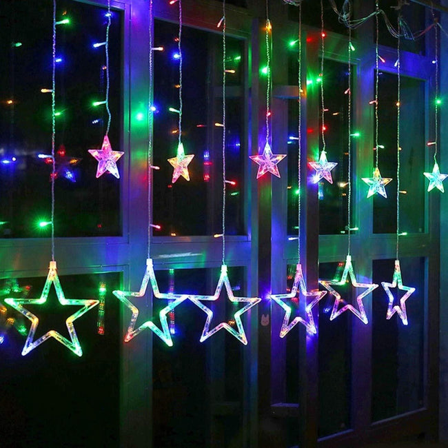 12 Star Led Curtain Light