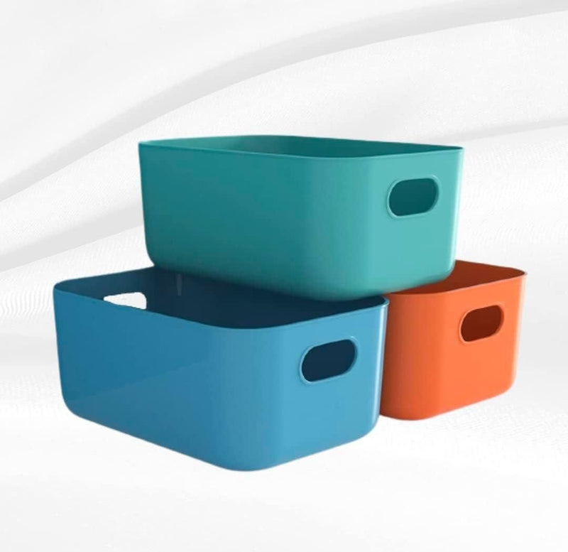 3 Pieces Multipurpose Plastic Storage Basket