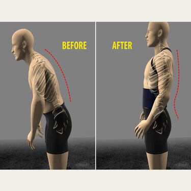 Fidato Posture Corrector Belt for Pain Relief - B1G1 Free