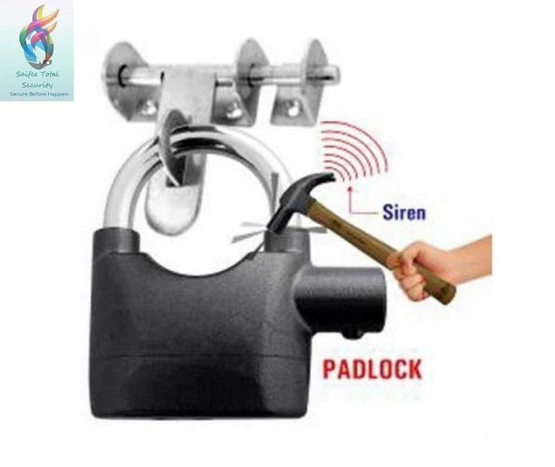 Motion Sensor Security Padlock Siren Alarm Lock